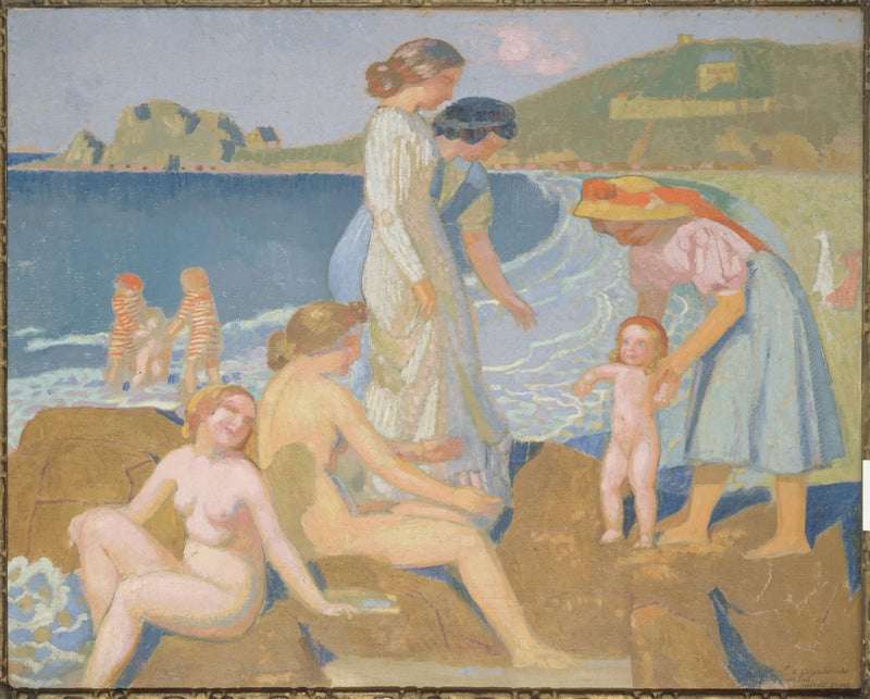 Badende in Perros-Guirec - Maurice Denis