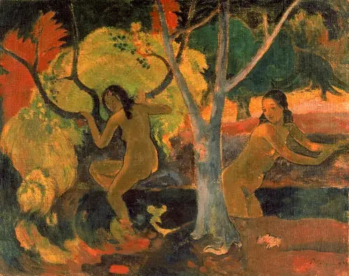 Badende in Tahiti - Paul Gauguin