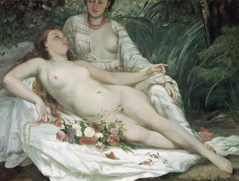 Badende - Gustave Courbet