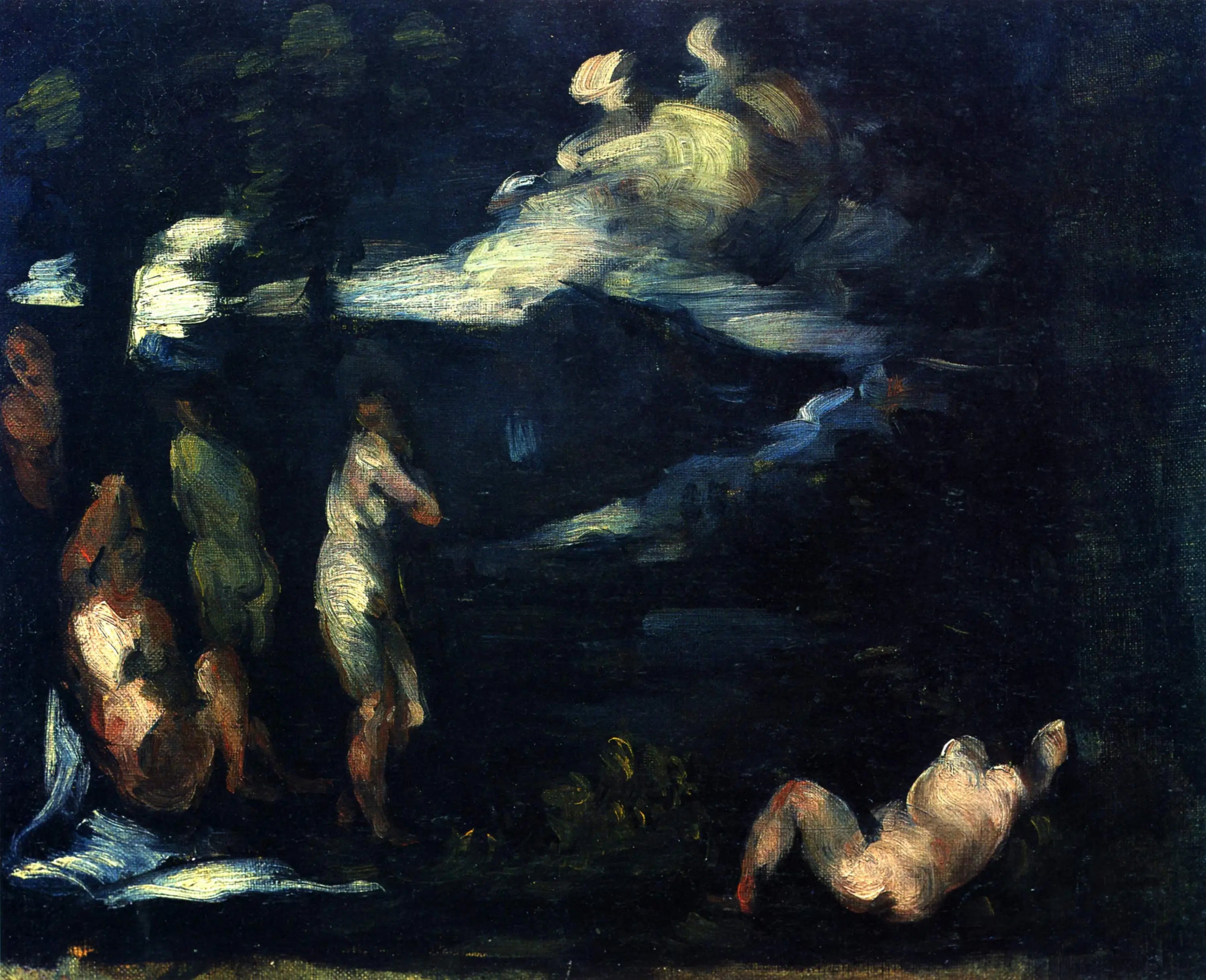 Baigneuses - Paul Cézanne image 1 reproduction artisanale de tableau