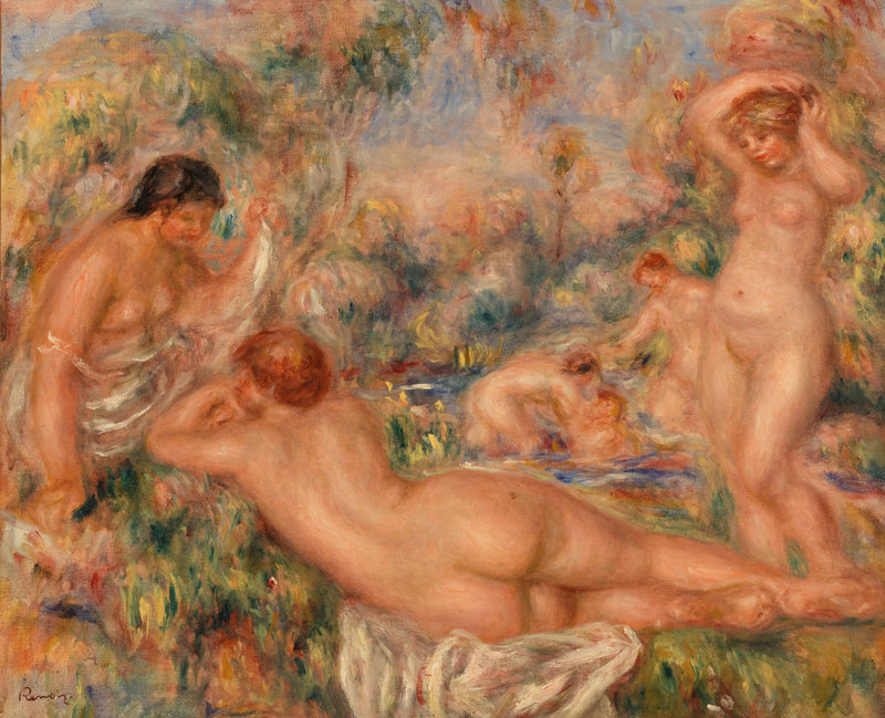 Badende - Pierre-Auguste Renoir