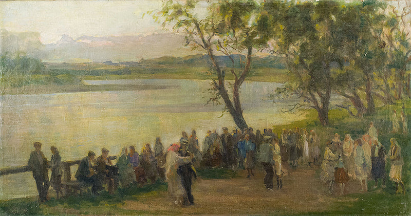 Baile à Beira do Rio - Eliseu Visconti