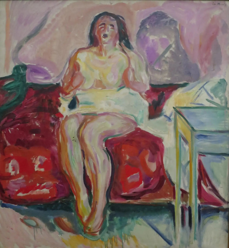 Morgendliches Gähnen - Edvard Munch