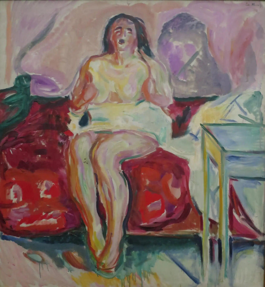 Morgendliches Gähnen - Edvard Munch