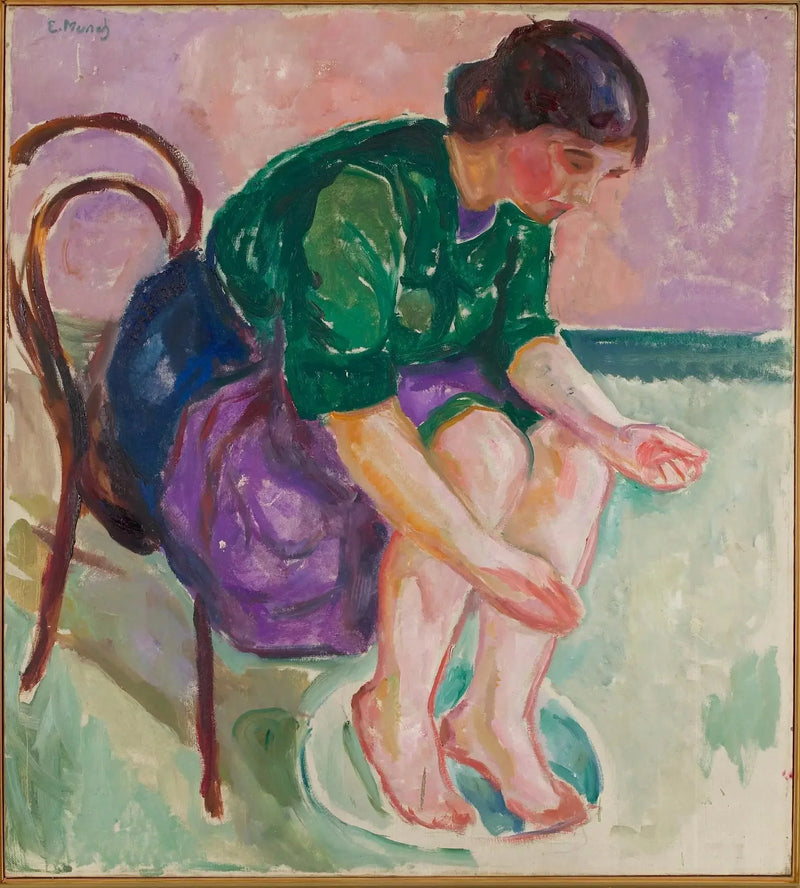 Fußbad - Edvard Munch