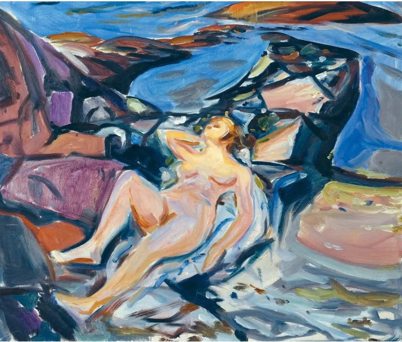 Sonnenbad - Edvard Munch