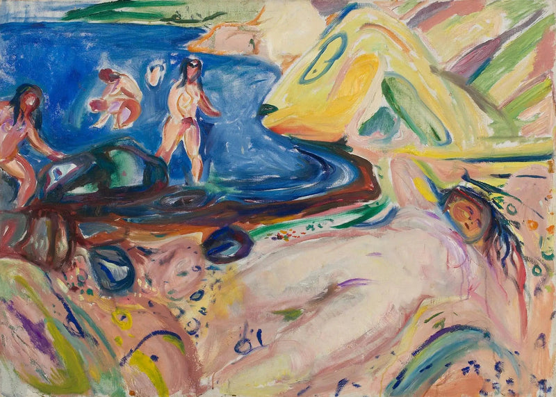 Sonnenbad - Edvard Munch