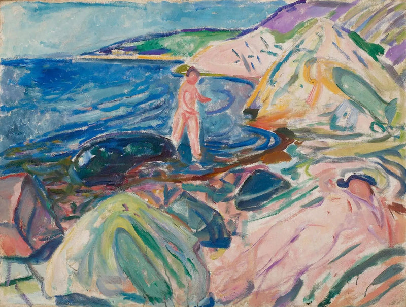 Sonnenbad - Edvard Munch