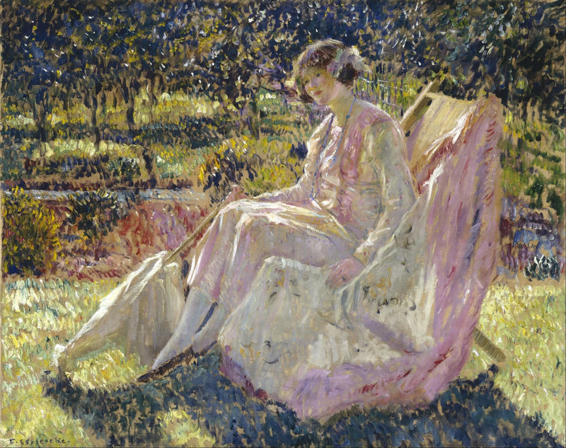 Sonnenliege - Frederick Carl Frieseke