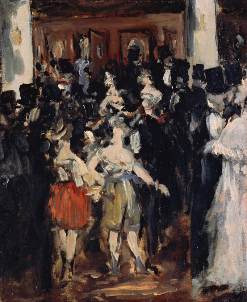 Maskenball in der Oper - Édouard Manet