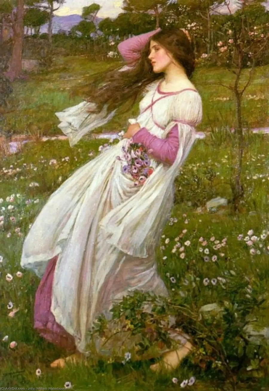 Vom Winde gepeitscht - John William Waterhouse