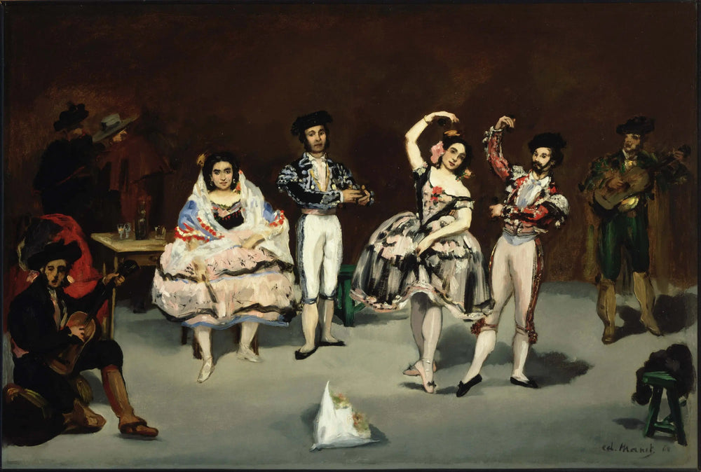 Ballet espagnol - Édouard Manet image 1 copie de tableau peinte à la main