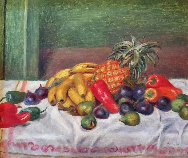 Bananen und Ananas - Pierre-Auguste Renoir