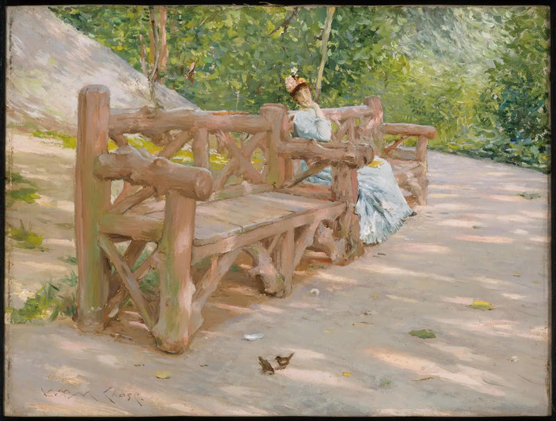 Parkbank - William Merritt Chase