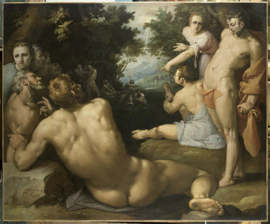 Le Baptême du Christ, 1588 - van Haarlem Cornelis