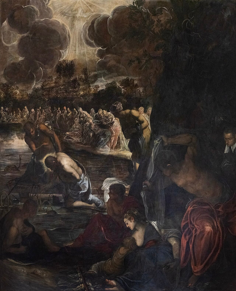Taufe Christi - Jacopo Tintoretto