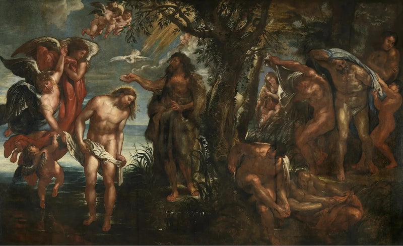 Taufe Christi - Peter Paul Rubens