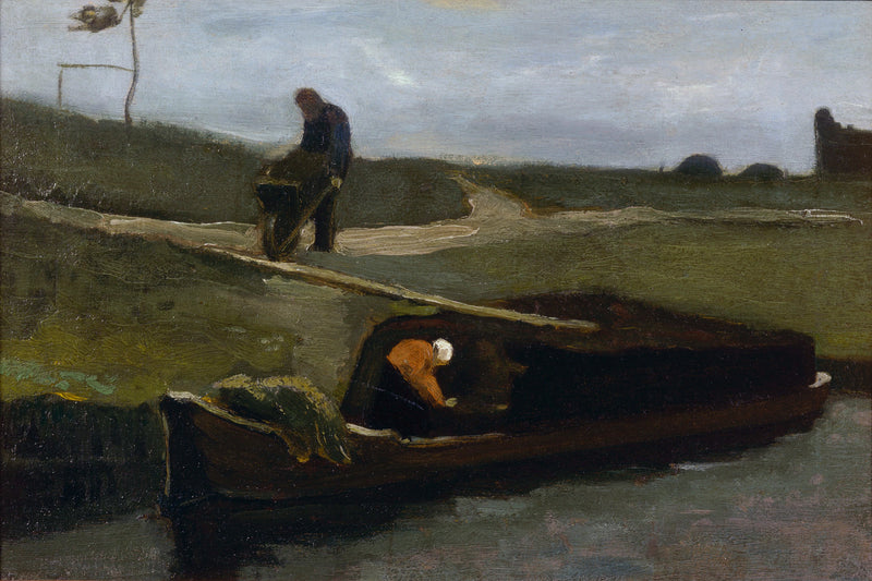 Torfboot mit zwei Personen - Vincent van Gogh