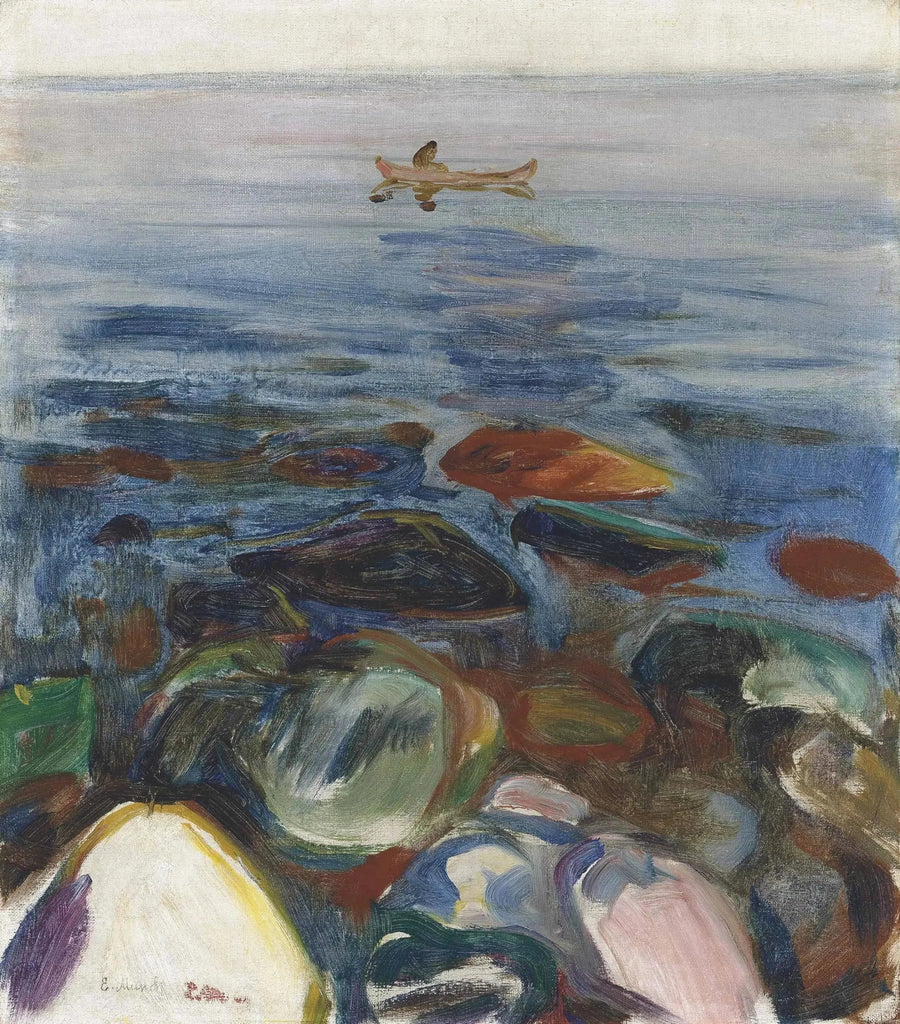 Boot auf dem Meer - Edvard Munch