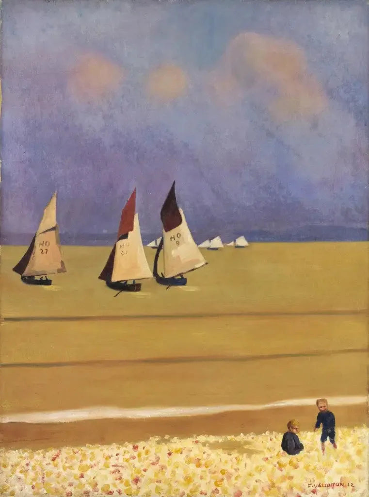 Boote in Honfleur - Félix Vallotton