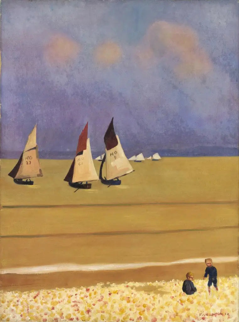 Boote in Honfleur - Félix Vallotton