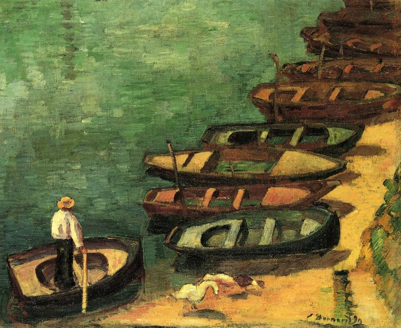 Pont-Aven Boote - Émile Bernard