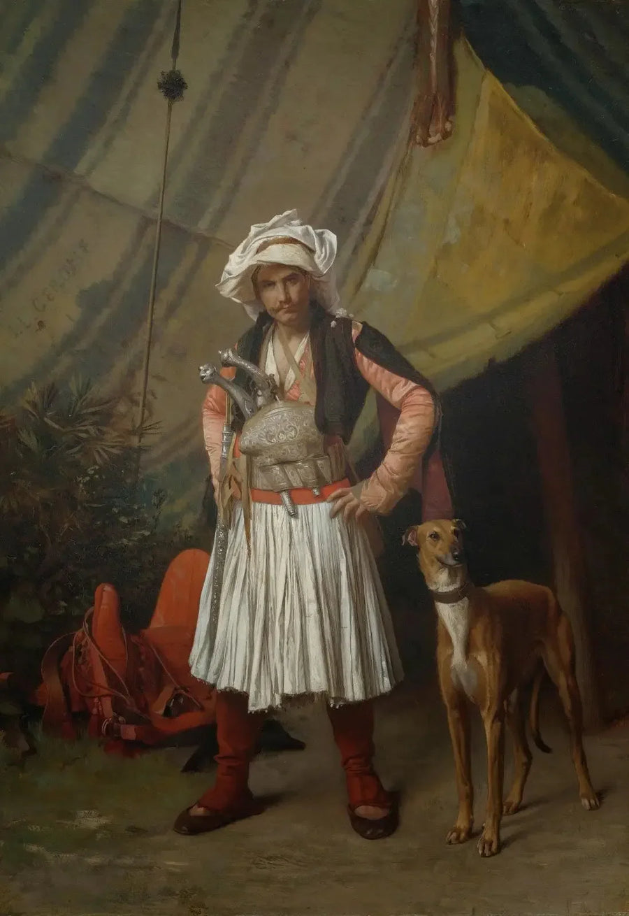 Bashi-Bouzouk und sein Hund - Jean-Léon Gérôme