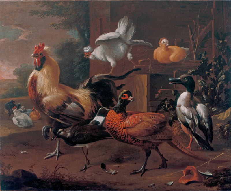 Hühnerhof - Melchior de Hondecoeter