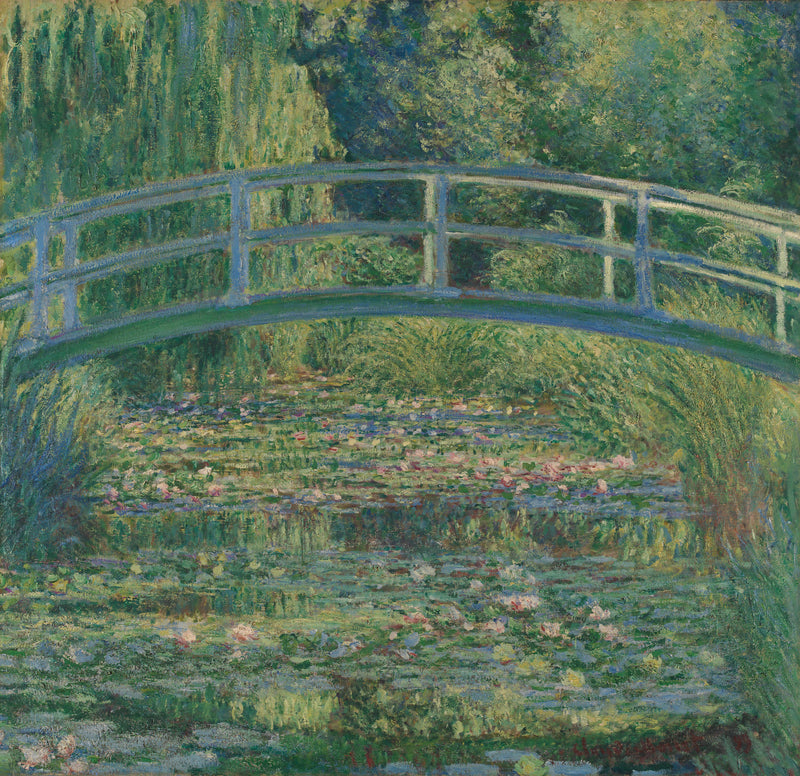 Das Seerosenbecken, grüne Harmonie - Claude Monet