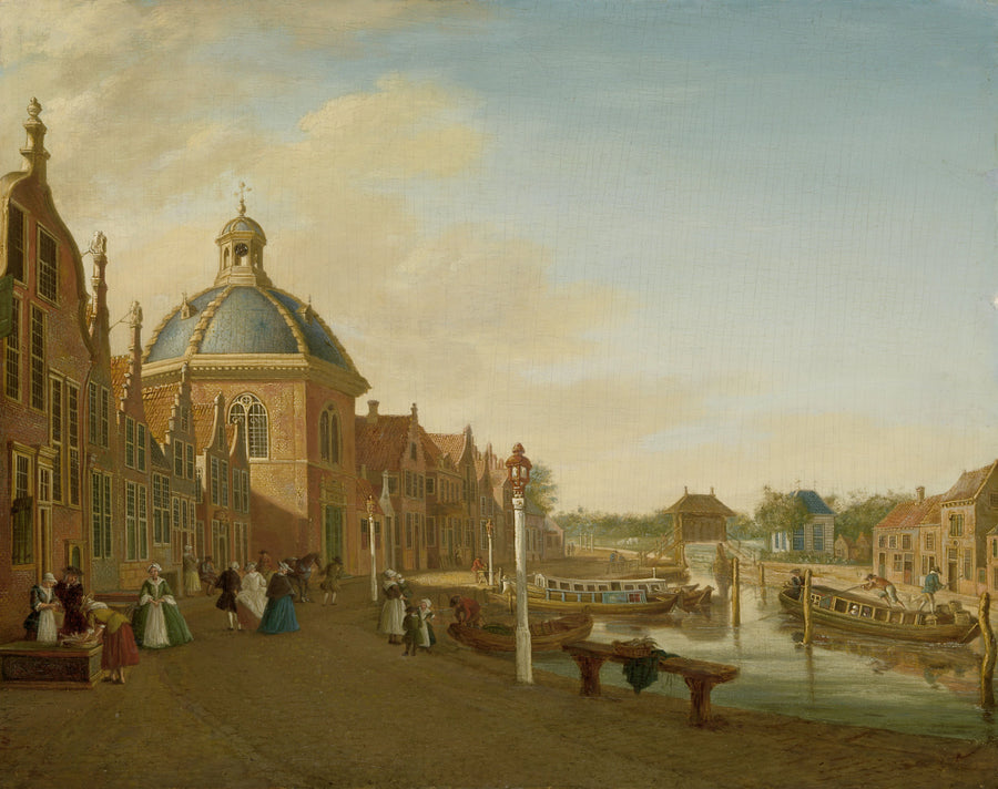 Le bassin d'évitement du canal de Leidschendam - Paulus Constantijn la Fargue