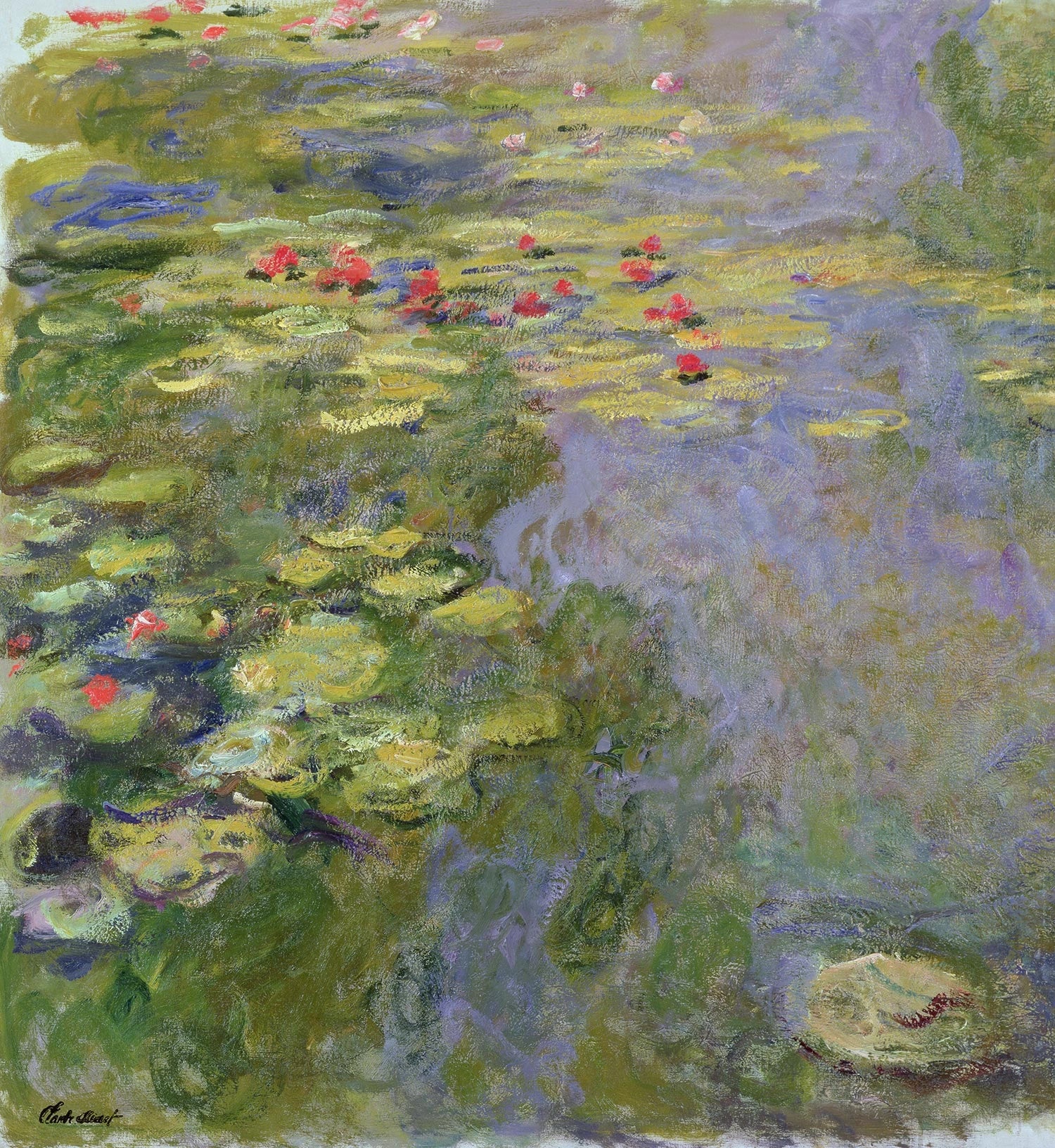 Le Bassin aux nymphéas de Claude Monet, 1917–1919 – Musée Marmottan Monet 5165, Wildenstein 1888/1
