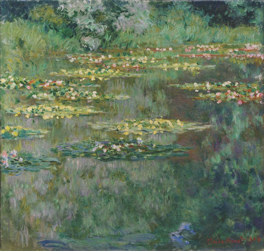 Das Seerosenbecken W1666 - Claude Monet