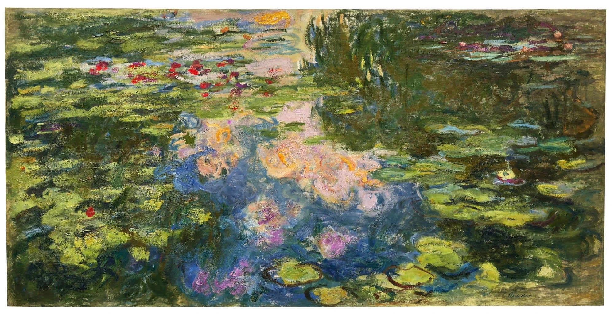 Le Bassin aux nymphéas de Claude Monet, 1917–1919 – collection particulière, Wildenstein 1897