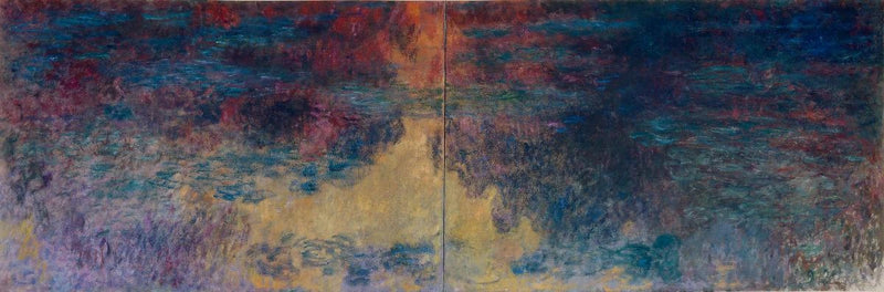 Das Seerosenbecken, am Abend W1964 -1965 - Claude Monet