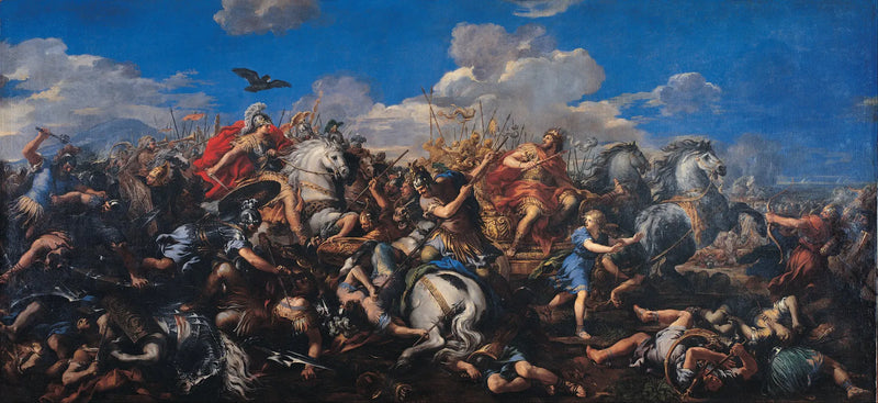 Schlacht von Alexander gegen Darius - Pietro da Cortona