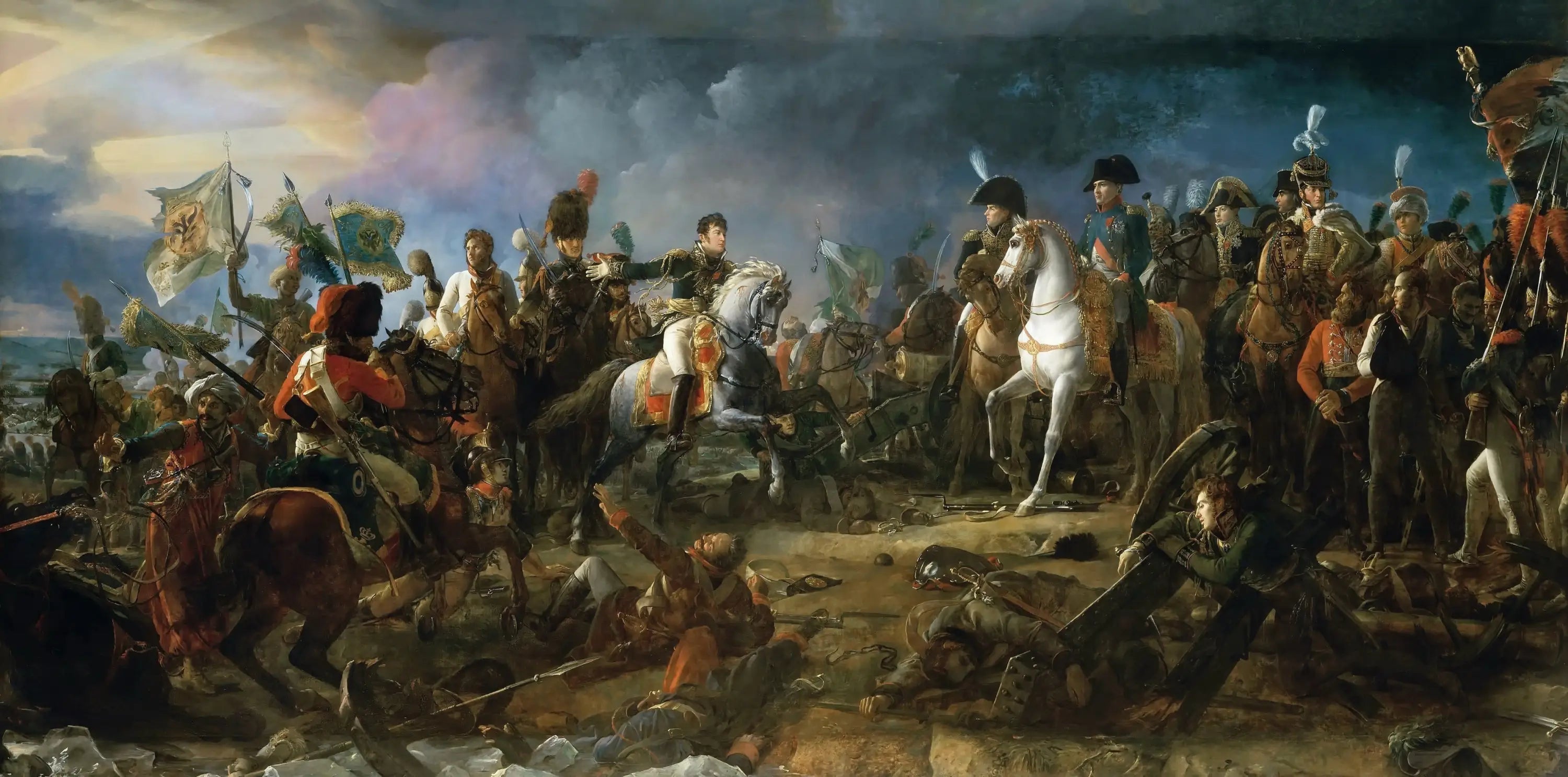 Bataille d'Austerlitz, 2 décembre 1805 - François Gérard image 2 reproduction de peinture à l’huile