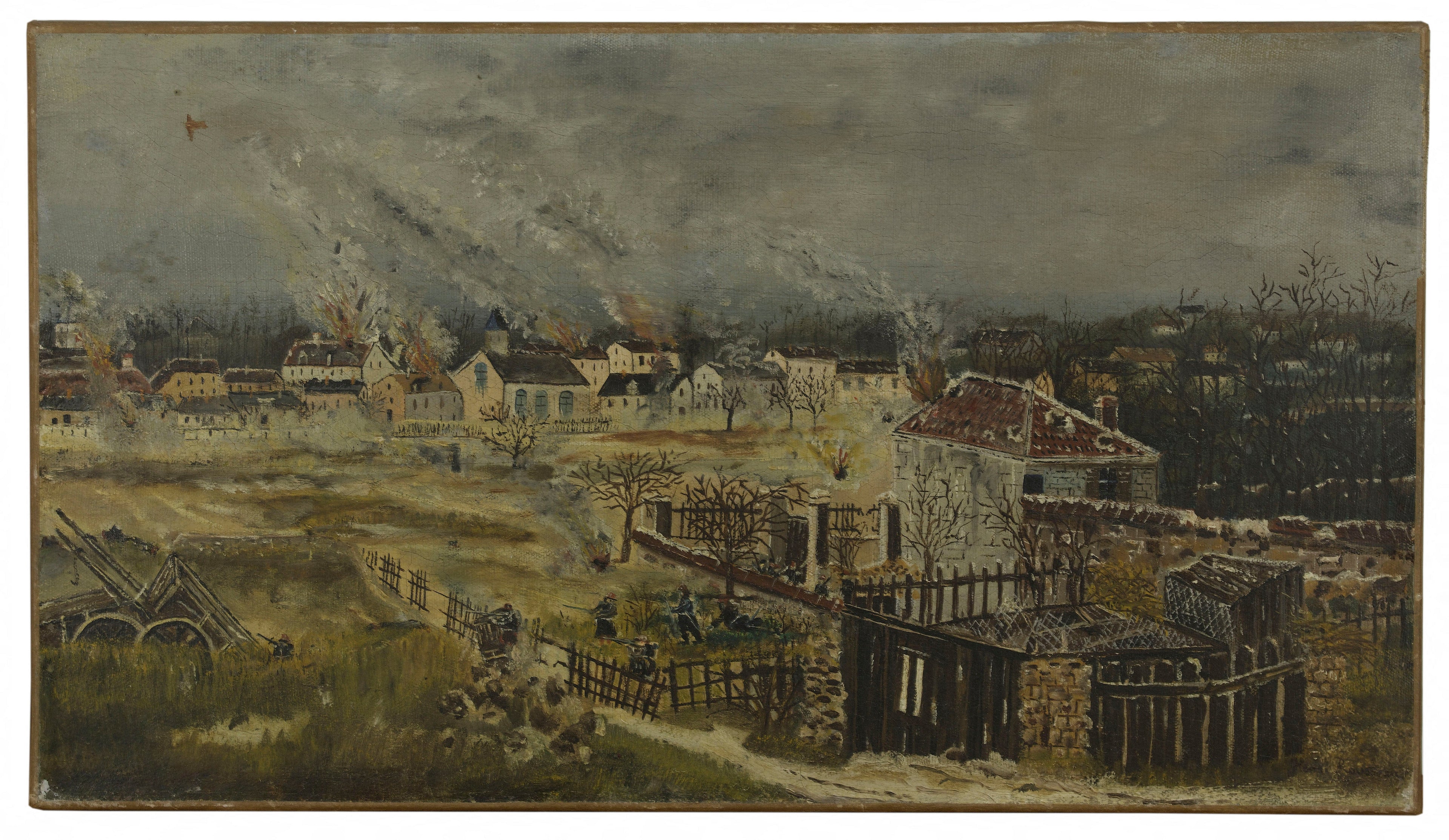 Schlacht von Champigny - Épisode de la guerre de 1870 - Henri Rousseau