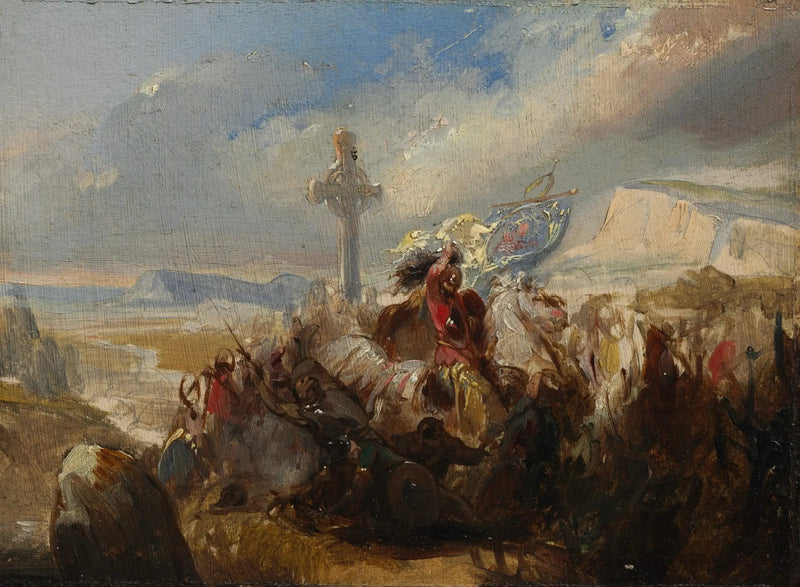 Schlacht von Poitiers, 25. Oktober 732 - Charles de Steuben