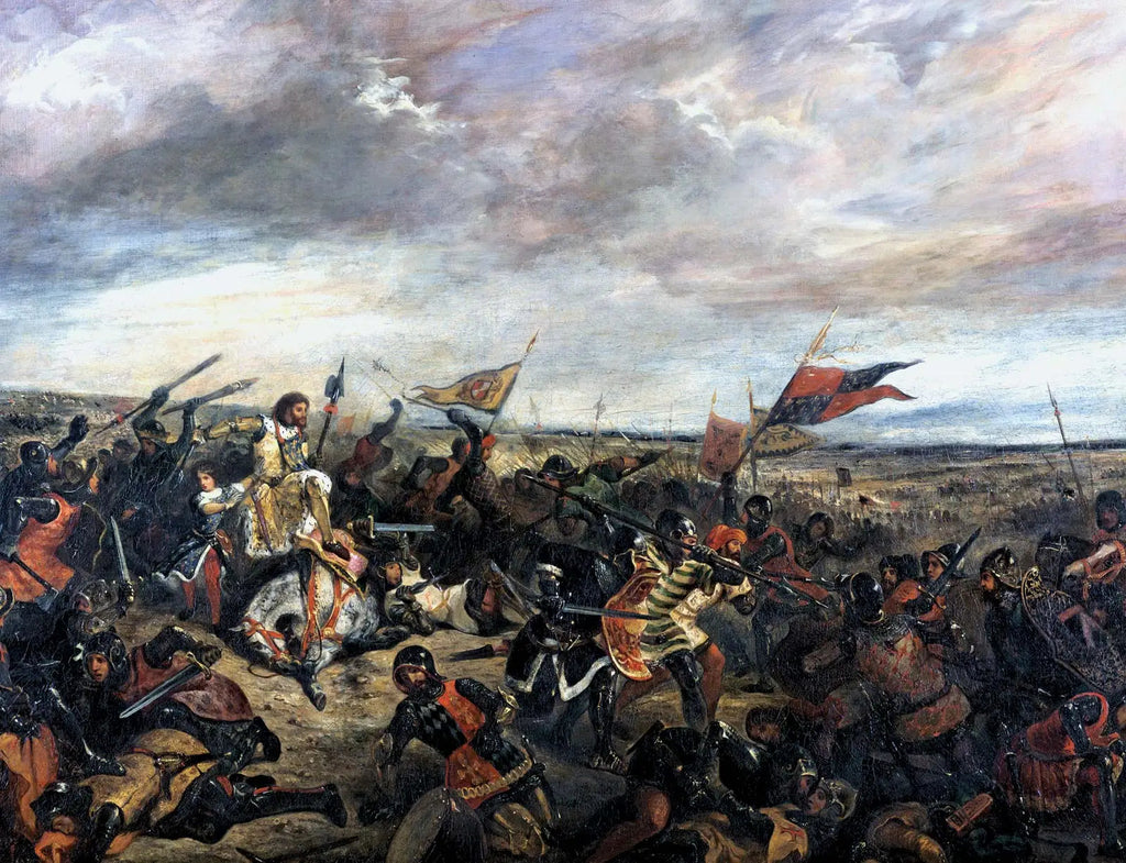Bataille de Poitiers - Eugène Delacroix image 2 reproduction d’œuvre d’art à l’huile