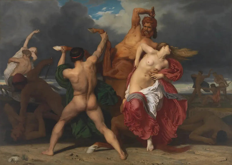 Kampf der Zentauren gegen die Lapithen - Bouguereau