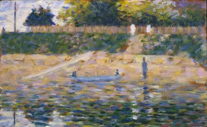 Boot am Ufer, Asnières - Georges Seurat