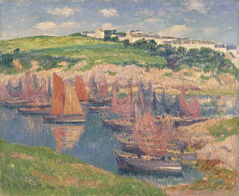 Fischereiboote in Douelan - Henry Moret