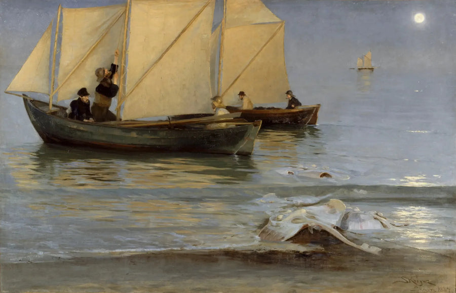 Fischerboote - Peder Severin Krøyer