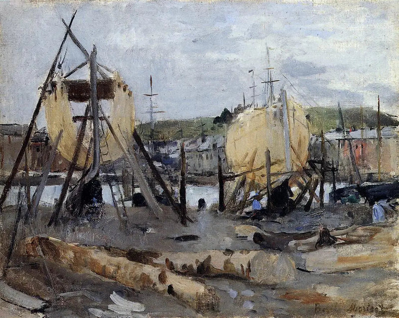 Boote im Bau - Berthe Morisot
