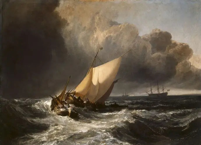 Holländische Boote im Sturm - J. M. W. Turner