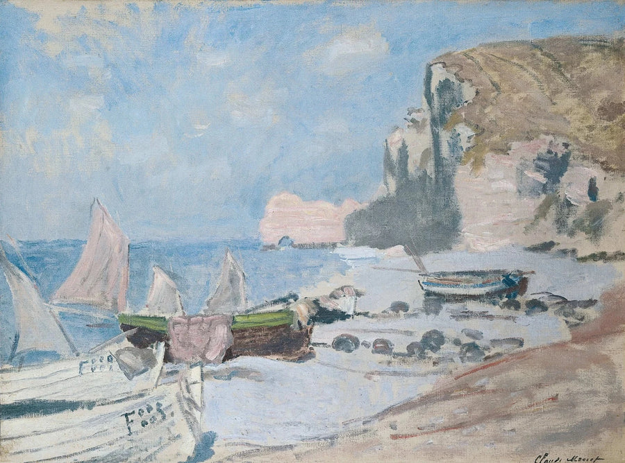 Fischerboote, Étretat - Claude Monet
