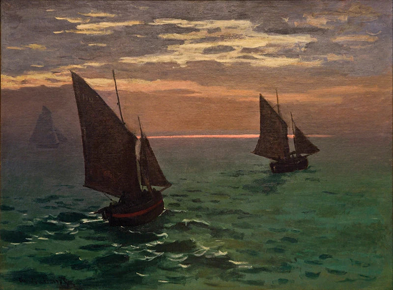 Seefischerboote W126 - Claude Monet