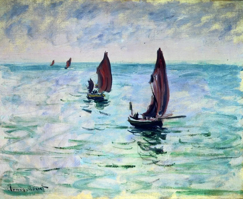 Fischerboote W1026 - Claude Monet