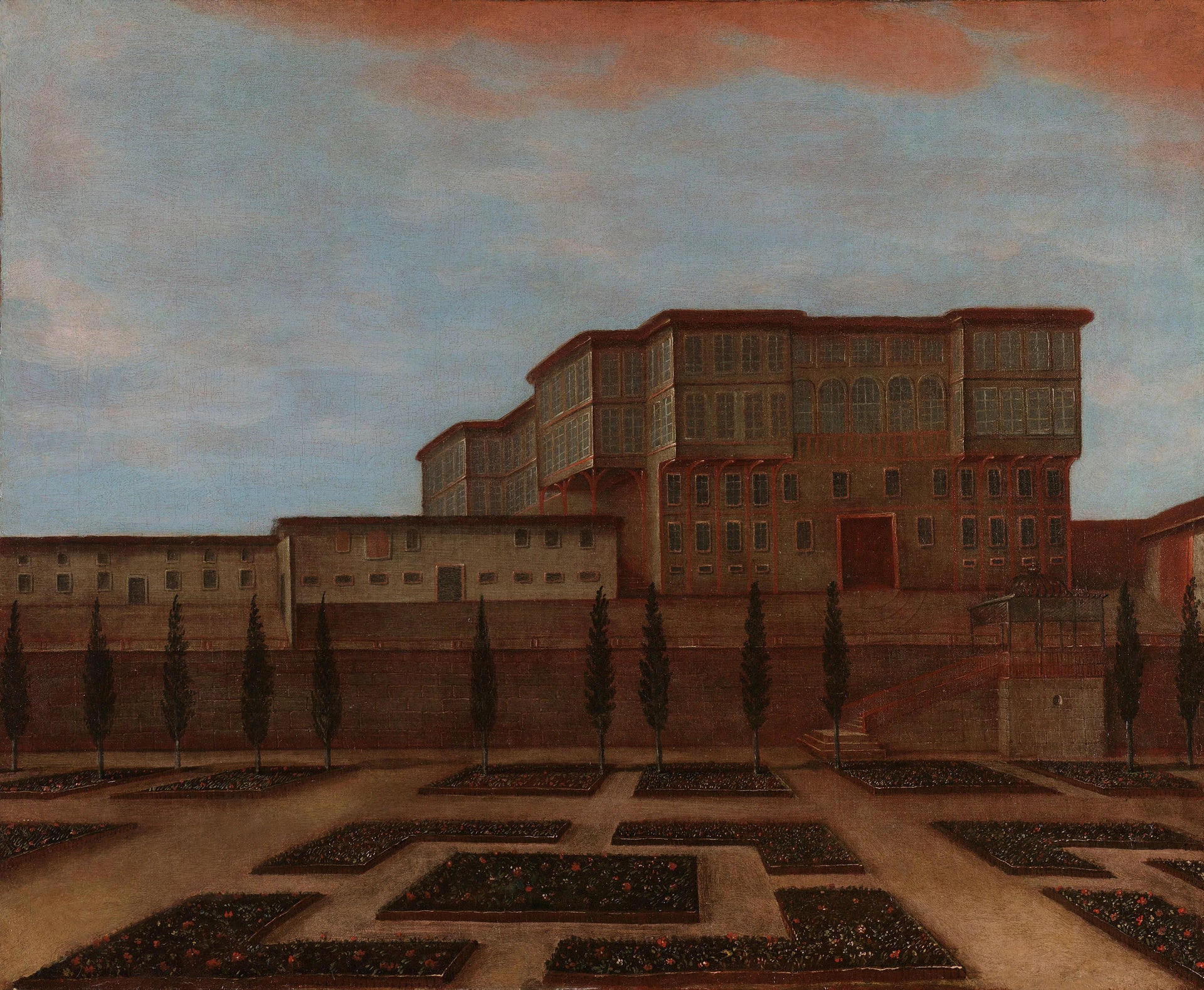 Un bâtiment d'ambassade à Pera - Jean-Baptiste van Mour