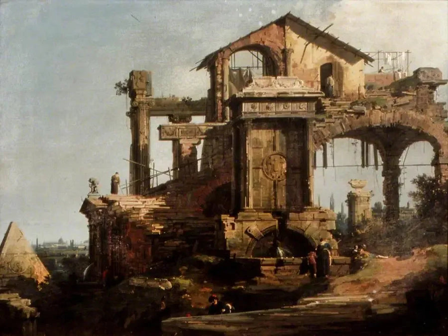 Ruinengebäude, Rom - Canaletto